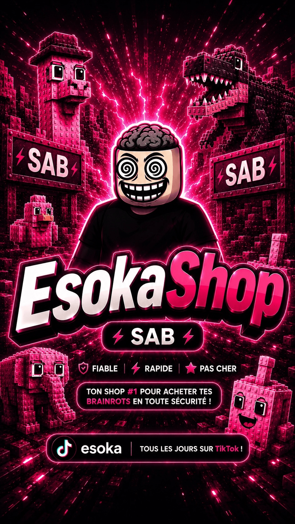 Bannière Esoka Shop pour mobile